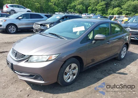 2014 Honda Civic Lx z USA, uszkodzony, nr VIN 19XFB2F59EE235871
